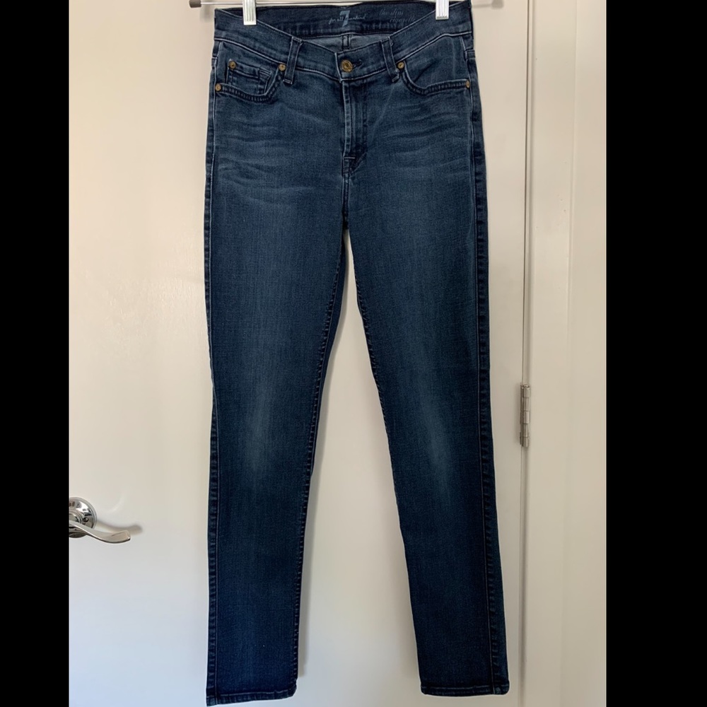 7 For All Mankind Jean, cigarette cut, size 27